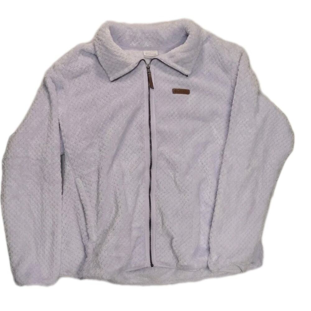Columbia Women's Size 2XL IFire Side II Sherpa Fleece Jacket Purple